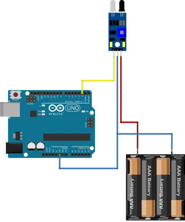 Инфракрасный датчик препятствий ардуино