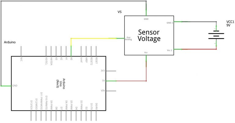 Arduino. Датчик для измерения напряжения в сети постоянного тока меньше ...